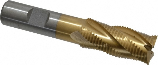 Value Collection 724-3167 Square End Mill: 3/4 Dia, 1-5/8 LOC, 5/8 Shank Dia, 3-3/4 OAL, 4 Flutes, Cobalt Image