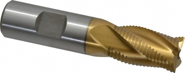 Value Collection 724-3179 Square End Mill: 3/4 Dia, 1-1/4 LOC, 3/4 Shank Dia, 3-1/2 OAL, 4 Flutes, Cobalt Image