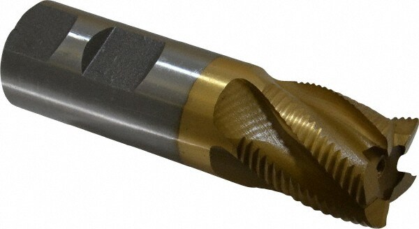 Value Collection 724-3254 Square End Mill: 1 Dia, 1-1/8 LOC, 1 Shank Dia, 3-5/8 OAL, 5 Flutes, Cobalt Image