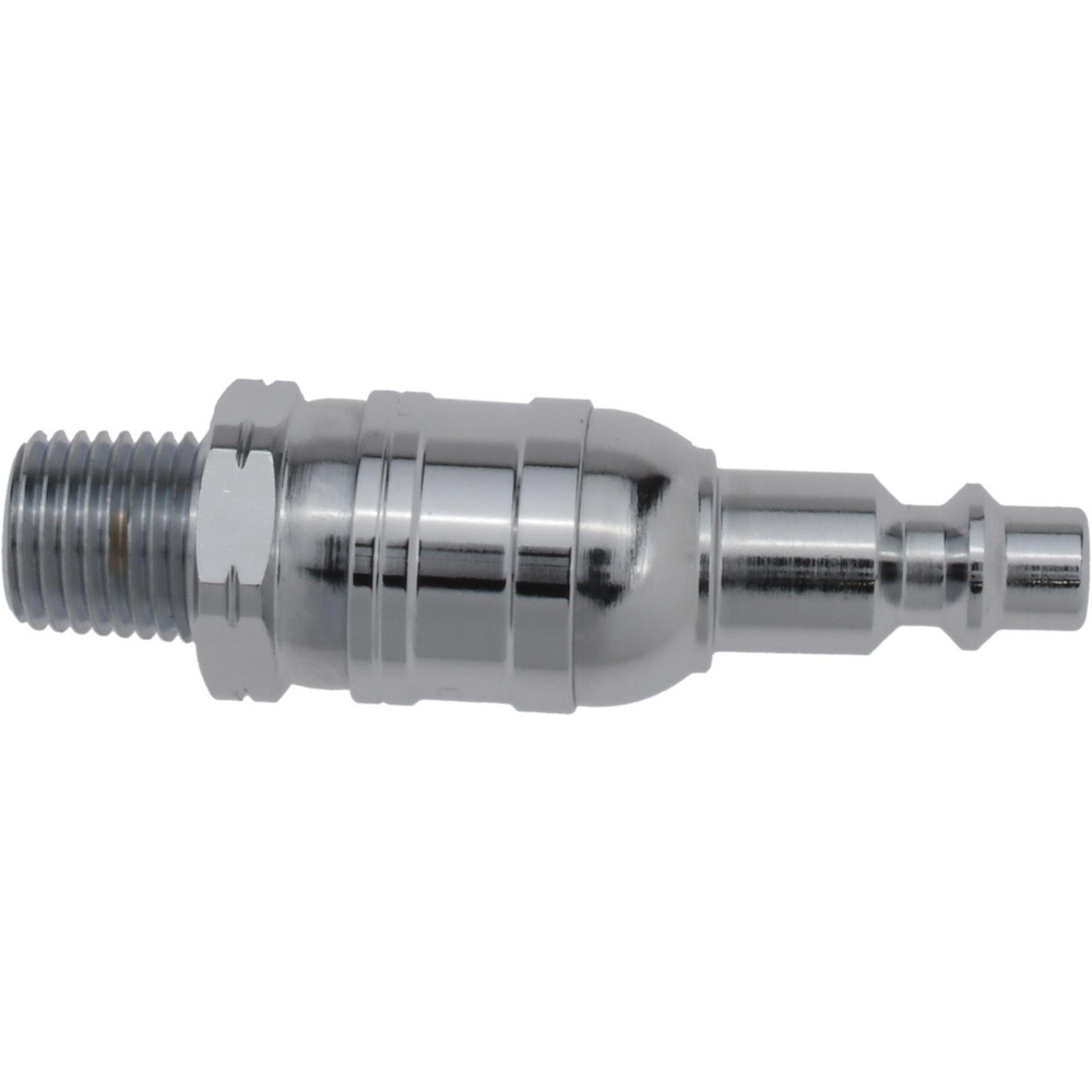 Pneumatic Swivel Fitting: 1/4" Male NPT, Industrial Interchange