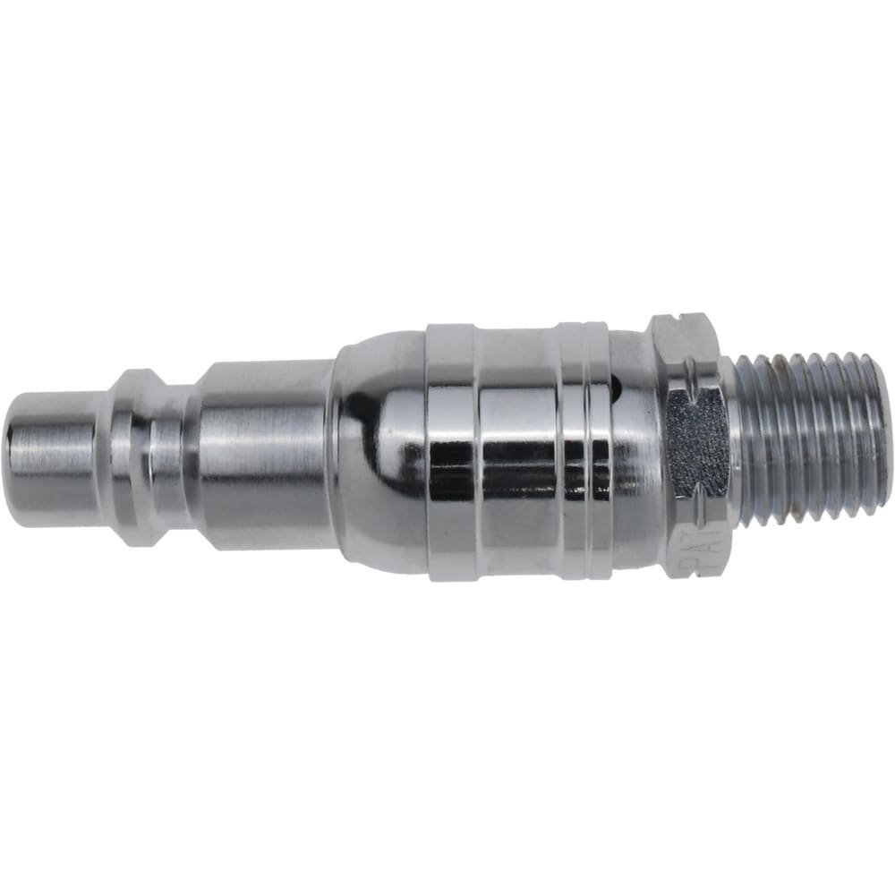 Pneumatic Swivel Fitting: 1/4" Male NPT, Industrial Interchange