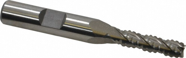 1/4" Diam 4-Flute 30° Cobalt Square Roughing & Finishing End Mill