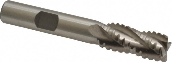 Value Collection 724-4095 7/16" Diam 4-Flute 30° Cobalt Square Roughing & Finishing End Mill Image