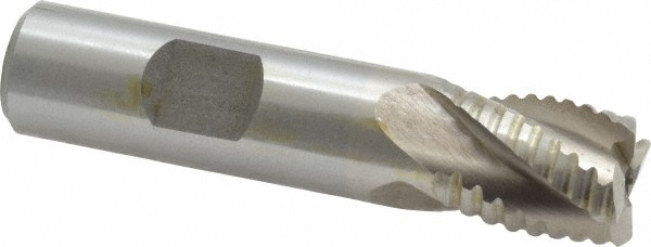 5/8" Diam 4-Flute 30° Cobalt Square Roughing & Finishing End Mill