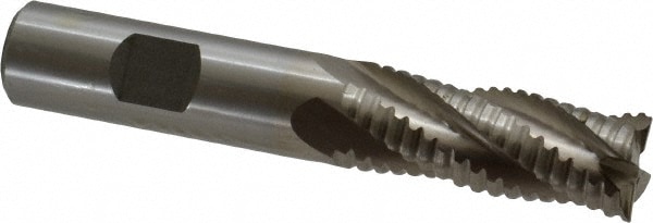 5/8" Diam 4-Flute 30° Cobalt Square Roughing & Finishing End Mill