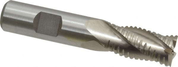 5/8" Diam 4-Flute 30° Cobalt Square Roughing & Finishing End Mill