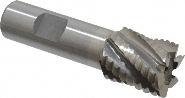 Value Collection 724-4230 1" Diam 6-Flute 30° Cobalt Square Roughing & Finishing End Mill Image