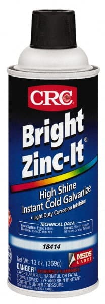CRC 1005243 Zinc Cold Galvanizing Compound: 16 oz Aerosol Can 