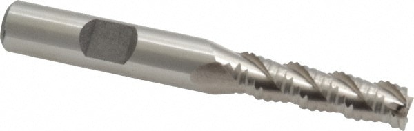 Value Collection 723-4421 Square End Mill: 5/16 Dia, 1-1/8 LOC, 3/8 Shank Dia, 2-15/16 OAL, 3 Flutes, Cobalt Image