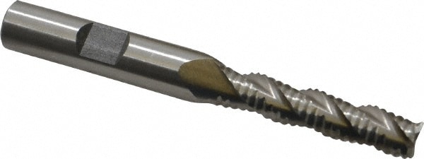 Value Collection 723-4424 Square End Mill: 5/16 Dia, 1-3/8 LOC, 3/8 Shank Dia, 3-1/8 OAL, 3 Flutes, Cobalt Image