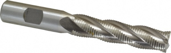 Value Collection 724-2155 Square End Mill: 5/8 Dia, 2-1/2 LOC, 5/8 Shank Dia, 4-5/8 OAL, 4 Flutes, Cobalt Image