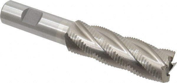 Value Collection 724-2242 Square End Mill: 1 Dia, 3 LOC, 3/4 Shank Dia, 5-1/4 OAL, 5 Flutes, Cobalt Image