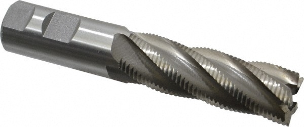 Value Collection 724-2266 Square End Mill: 1 Dia, 3 LOC, 1 Shank Dia, 5-1/2 OAL, 5 Flutes, Cobalt Image