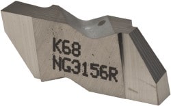 Grooving Insert: NG3156 K68, Solid Carbide