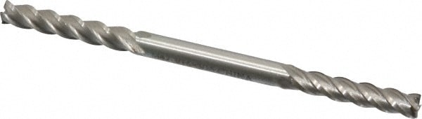 Value Collection 723-4352 Square End Mill: 3/16 Dia, 1 LOC, 3/16 Shank Dia, 3-3/8 OAL, 4 Flutes, Cobalt Image