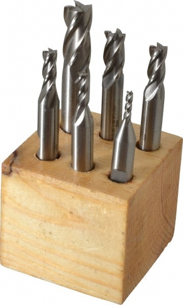 Value Collection 723-2246 End Mill Set: 4 Flute, Square End Image