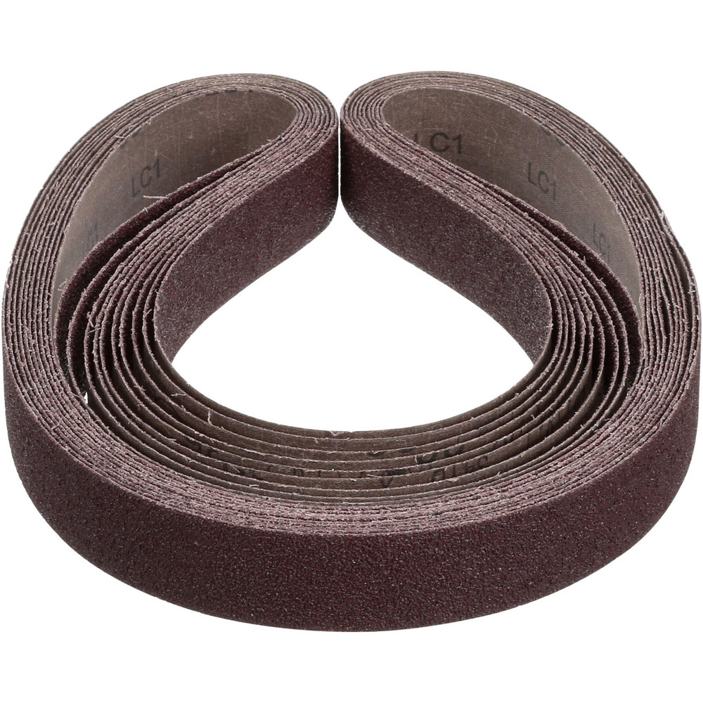 3M Abrasive Belt 1" Wide, 42" OAL, 80 Grit, Aluminum Oxide MSC Direct