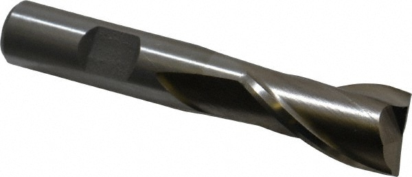 Value Collection 723-1051 Square End Mill: 5/8 Dia, 1-1/8 LOC, 1/2 Shank Dia, 3-1/8 OAL, 2 Flutes, Cobalt Image