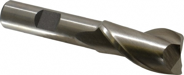 Value Collection 723-1063 Square End Mill: 3/4 Dia, 1-5/16 LOC, 1/2 Shank Dia, 3-5/16 OAL, 2 Flutes, Cobalt Image