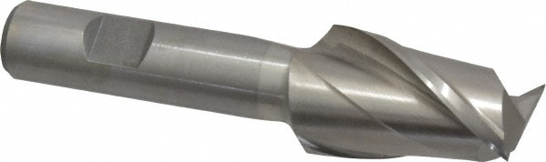 Value Collection 723-1104 Square End Mill: 1 Dia, 1-5/8 LOC, 5/8 Shank Dia, 4-1/8 OAL, 2 Flutes, Cobalt Image