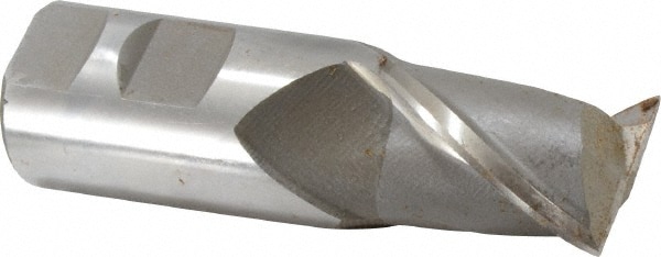 Value Collection 723-1125 Square End Mill: 1-1/4 Dia, 1-5/8 LOC, 1-1/4 Shank Dia, 4-1/8 OAL, 2 Flutes, Cobalt Image