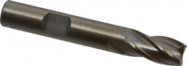 Value Collection 723-3209 Square End Mill: 3/8 Dia, 3/4 LOC, 3/8 Shank Dia, 2-1/2 OAL, 4 Flutes, Cobalt Image