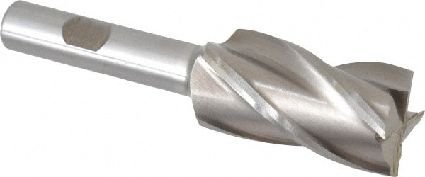 Value Collection 723-3918 Square End Mill: 1 Dia, 1-7/8 LOC, 1/2 Shank Dia, 4-1/8 OAL, 4 Flutes, Cobalt Image