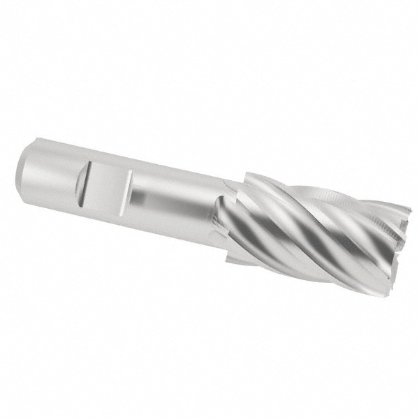 Value Collection 723-3922 Square End Mill: 1-1/16 Dia, 1-5/8 LOC, 3/4 Shank Dia, 3-7/8 OAL, 6 Flutes, Cobalt Image