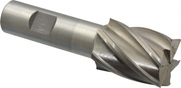 Value Collection 723-3924 Square End Mill: 1-1/8 Dia, 1-1/2 LOC, 3/4 Shank Dia, 3-7/8 OAL, 6 Flutes, Cobalt Image