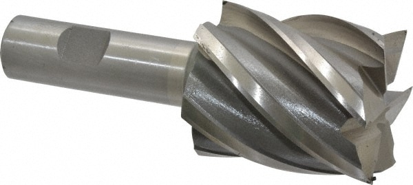 Value Collection 723-3944 Square End Mill: 1-3/4 Dia, 2 LOC, 3/4 Shank Dia, 4-1/2 OAL, 6 Flutes, Cobalt Image