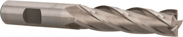 Value Collection 723-3309 Square End Mill: 5/8 Dia, 2-1/2 LOC, 5/8 Shank Dia, 4-5/8 OAL, 4 Flutes, Cobalt Image