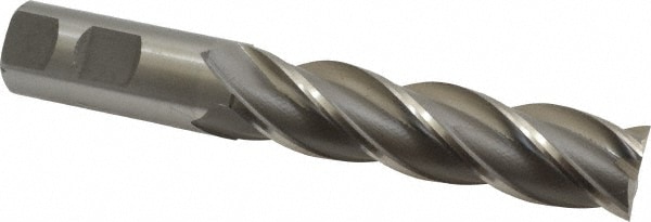 Value Collection 723-3325 Square End Mill: 1 Dia, 4 LOC, 1 Shank Dia, 6-1/2 OAL, 4 Flutes, Cobalt Image