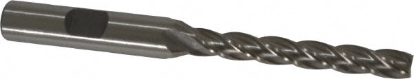 Value Collection 723-3402 Square End Mill: 1/4 Dia, 1-3/4 LOC, 3/8 Shank Dia, 3-9/16 OAL, 4 Flutes, Cobalt Image