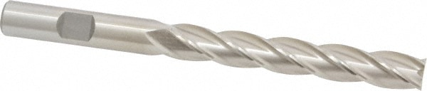 Value Collection 723-3405 Square End Mill: 3/8 Dia, 2-1/2 LOC, 3/8 Shank Dia, 4-1/4 OAL, 4 Flutes, Cobalt Image