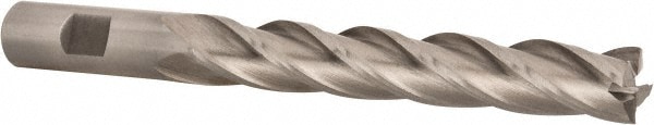 Value Collection 723-3409 Square End Mill: 5/8 Dia, 4 LOC, 5/8 Shank Dia, 6-1/8 OAL, 4 Flutes, Cobalt Image