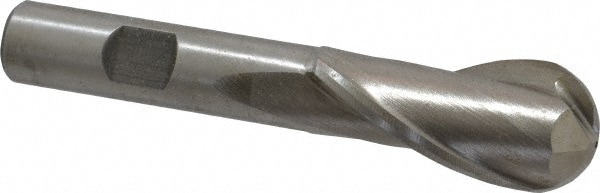 Value Collection 723-1421 Ball End Mill: 0.75" Dia, 1.625" LOC, 2 Flute, Cobalt Image