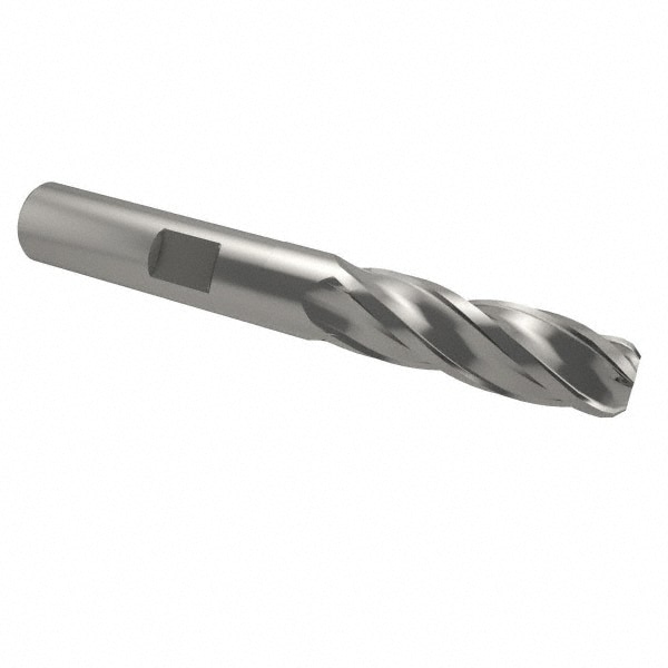 Value Collection 723-3735 Ball End Mill: 0.5" Dia, 1.25" LOC, 4 Flute, Cobalt Image