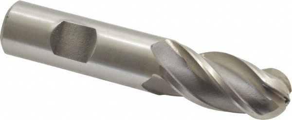 Value Collection 723-3760 Ball End Mill: 0.75" Dia, 1.625" LOC, 4 Flute, Cobalt Image