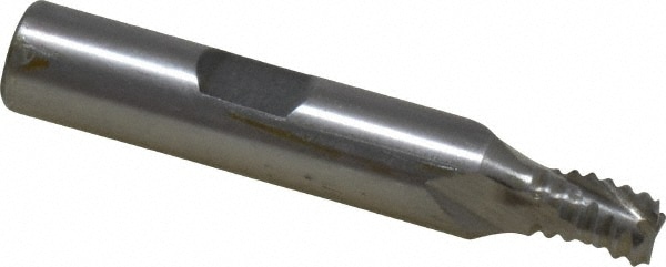 Value Collection 723-5705 Square End Mill: 1/4 Dia, 5/16 LOC, 3/8 Shank Dia, 2-1/8 OAL, 3 Flutes, Cobalt Image