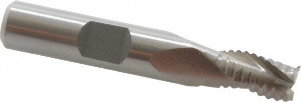 Value Collection 723-5714 Square End Mill: 5/16 Dia, 7/16 LOC, 3/8 Shank Dia, 2-3/16 OAL, 3 Flutes, Cobalt Image