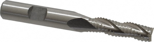 Value Collection 723-5717 Square End Mill: 5/16 Dia, 1-1/8 LOC, 3/8 Shank Dia, 2-15/16 OAL, 3 Flutes, Cobalt Image