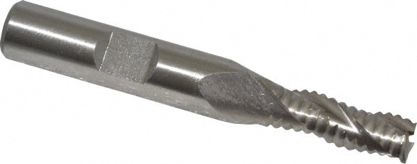 Value Collection 723-5712 Square End Mill: 9/32 Dia, 3/4 LOC, 3/8 Shank Dia, 2-1/2 OAL, 3 Flutes, Cobalt Image