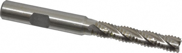 Value Collection 723-5713 Square End Mill: 5/16 Dia, 1-3/8 LOC, 3/8 Shank Dia, 3-3/8 OAL, 4 Flutes, Cobalt Image