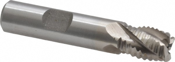 Value Collection 723-5731 Square End Mill: 1/2 Dia, 5/8 LOC, 1/2 Shank Dia, 2-5/8 OAL, 4 Flutes, Cobalt Image