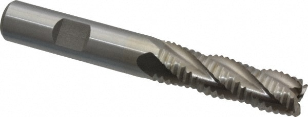 Value Collection 723-5734 Square End Mill: 1/2 Dia, 1-5/8 LOC, 1/2 Shank Dia, 3-5/8 OAL, 4 Flutes, Cobalt Image