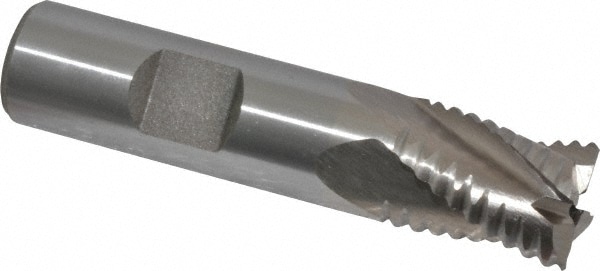 Value Collection 723-5747 Square End Mill: 5/8 Dia, 3/4 LOC, 5/8 Shank Dia, 2-7/8 OAL, 4 Flutes, Cobalt Image