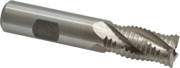 Value Collection 723-5743 Square End Mill: 5/8 Dia, 1-1/4 LOC, 5/8 Shank Dia, 3-3/8 OAL, 4 Flutes, Cobalt Image