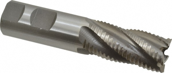 Value Collection 723-5802 Square End Mill: 1 Dia, 2 LOC, 1 Shank Dia, 4-1/2 OAL, 5 Flutes, Cobalt Image