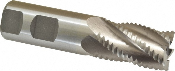 Value Collection 723-5798 Square End Mill: 1 Dia, 1-5/8 LOC, 1 Shank Dia, 4-1/8 OAL, 5 Flutes, Cobalt Image