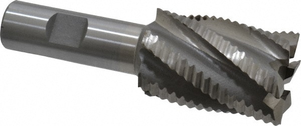 Value Collection 723-5850 Square End Mill: 1-3/8 Dia, 2 LOC, 3/4 Shank Dia, 4-1/4 OAL, 6 Flutes, Cobalt Image